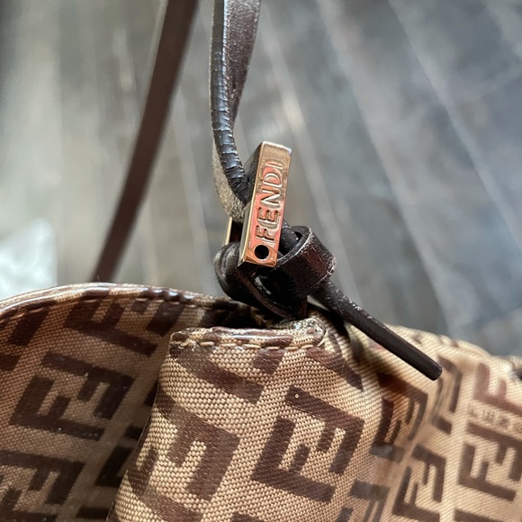 Fendi vintage coated canvas bag, with storage bag - Picture 14 of 15